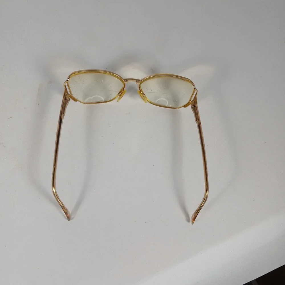 Vtg LensCrafters Lauren Michaels Wms 130 Eyeglasses Frame Italy Taupe/GEP 1006